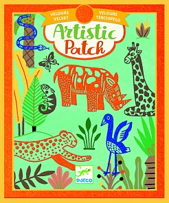 Набор для творчества из сери Коллаж - Дикие животные (Djeco, 09471/19)